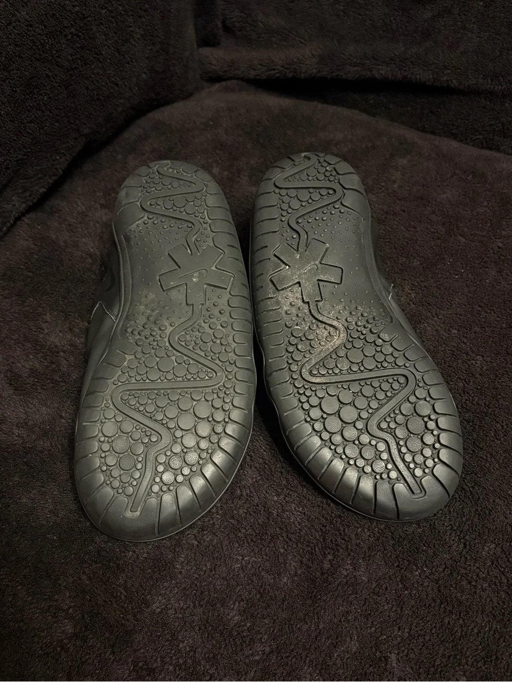 Nike Air Zoom Pulse Triple Black Slip On Nursing Shoes Mens 7.5 C Pics 4 Cond